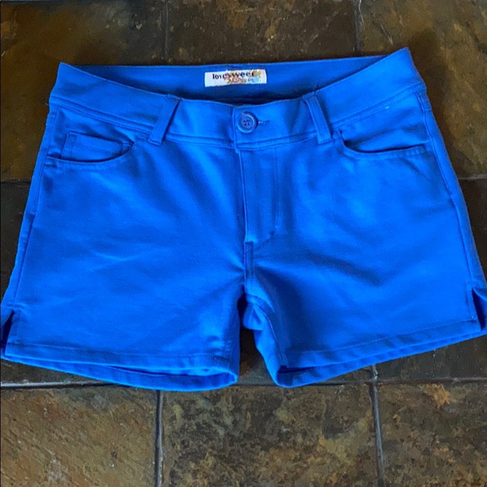 Cobalt blue shorts
